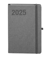 Kalendarze - Jacob A5 kalendarz szary TDW 2025 - miniaturka - grafika 1