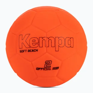 Piłka do piłki ręcznej Kempa Soft neonowa czerwona rozmiar 2 - Piłka ręczna - miniaturka - grafika 1