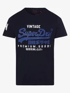 Koszulki męskie - Superdry - T-shirt męski, niebieski - miniaturka - grafika 1