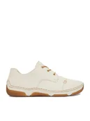 Półbuty damskie - Rieker Półbuty CEO-55920-80 Écru - miniaturka - grafika 1