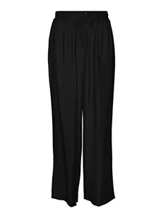 VERO MODA Vmserenity Anea Hw Pants WVN spodnie damskie, czarny, S - Spodnie damskie - miniaturka - grafika 1
