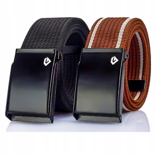 Pasek PARCIANY Brązowy Czarny Gracio Męski SZEROKI - Paski Pasek PARCIANY Brązowy Czarny Gracio Męski SZEROKI - Paski - miniaturka - grafika 1