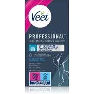 Depilacja - Veet Wax Strips plastry do depilacji woskiem do skóry wrażliwej Almond Oil & Vitamin E 12szt. - miniaturka - grafika 1