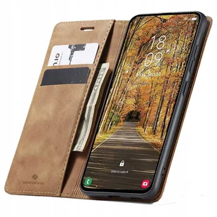 Spacecase Etui Wallet Galaxy S25 Edge light brown - Etui i futerały do telefonów Spacecase Etui Wallet Galaxy S25 Edge light brown - Etui i futerały do telefonów - miniaturka - grafika 1