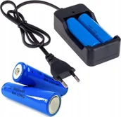 Ładowarki i akumulatory - Ładowarka PrzydaSie Ładowarka Ogniw Baterii 18650 + 2 Akumulatory 6000 - miniaturka - grafika 1