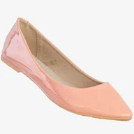 Półbuty damskie - Baleriny Damskie Ekoskóra Buty Półbuty Różowe Goodin GD-16-3200 Różowy 39 - miniaturka - grafika 1