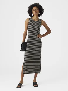 Vero Moda Sukienka letnia Fiona 10290338 Czarny Loose Fit - Sukienki - miniaturka - grafika 1