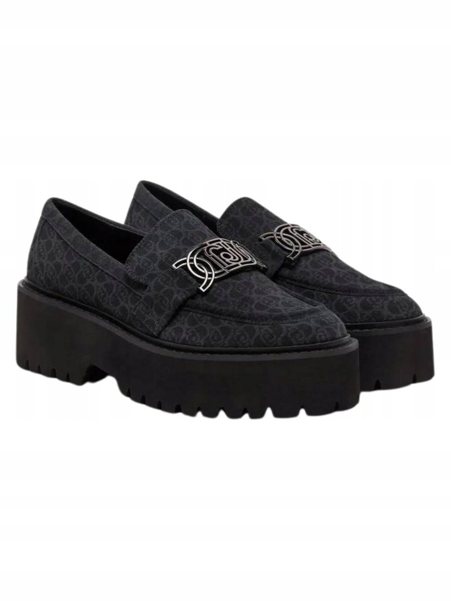 Loafersy damskie Liu Jo SF4017 PX195S Czarny - Shoes: 38