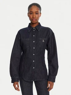 Patrizia Pepe Koszula jeansowa 8C0795/D113-CA74 Granatowy Regular Fit - Koszule damskie - miniaturka - grafika 1