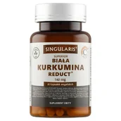 Włosy, skóra, paznokcie - SINGULARIS Superior Biała kurkumina Reduct, 30kaps. - miniaturka - grafika 1