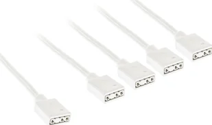 Kolink ARGB 1-4 Splitterkabel - 30cm, weiß - Kable komputerowe i do monitorów - miniaturka - grafika 1