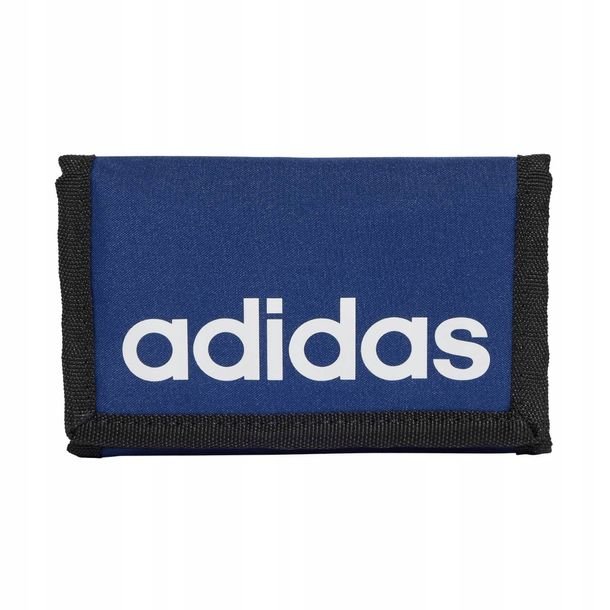 Portfel adidas Cienki Męski Damski Sportowy Kompaktowy Rzep Linear