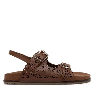 Sandały TWINSET 251GCJ046 Brązowy - Buty dla dziewczynek - miniaturka - grafika 1