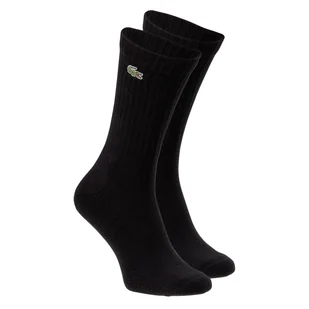 Męskie Skarpety za kostkę LACOSTE SOCKS RA4182.8VM – Czarny - Skarpetki męskie - miniaturka - grafika 1