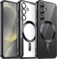 Etui i futerały do telefonów - Etui Supero do Samsung Galaxy A56 5G, przezroczysto-czarne - miniaturka - grafika 1