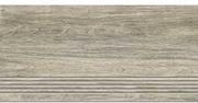 Płytki ceramiczne - Gres szkliwiony stopnica ESSENTIAL WOOD grey mat 29,7x59,8 gat. I - miniaturka - grafika 1