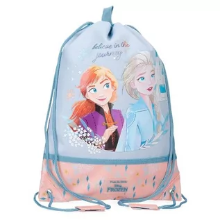 Torebki damskie - Joumma Disney Frozen Believe in The Journey Plecak Torba Niebieski 30x40 cm Poliester L, Niebieski, worek na plecak - grafika 1