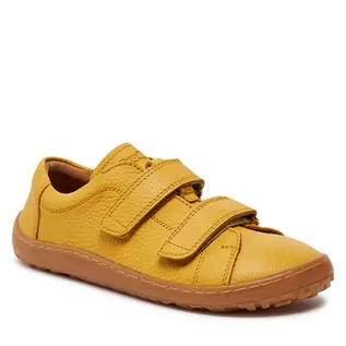 Buty dla dziewczynek - Sneakersy Froddo Barefoot Base G3130240-6 D Yellow 6 - grafika 1