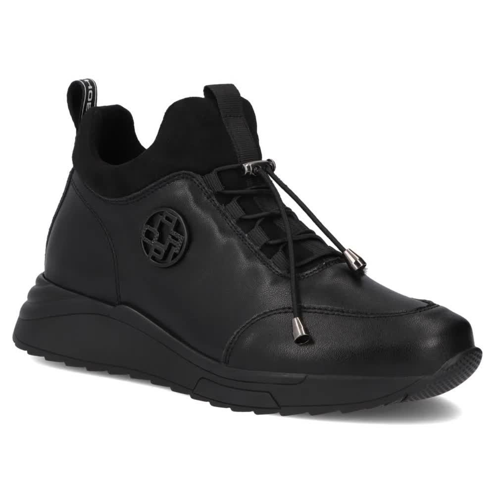 Botki damskie sportowe czarne Filippo DBT7168 sneakersy ocieplane skóra-39