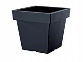 Donice - Prosperplast Doniczka Lofly Low antracyt - miniaturka - grafika 1