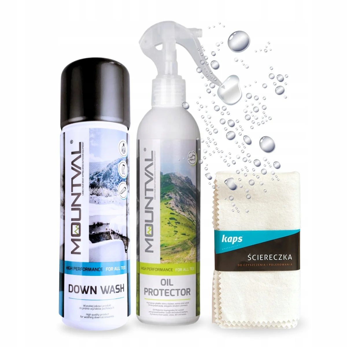 3w1 Impregnat Oil Protector ze Szmatką do Butów i Płynem do Prania Kurtek