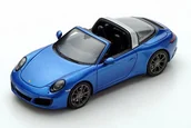 Samochody i pojazdy dla dzieci - Spark Model Porsche 911 Targa 4S 2017 Blue 1:43 S4977 - miniaturka - grafika 1