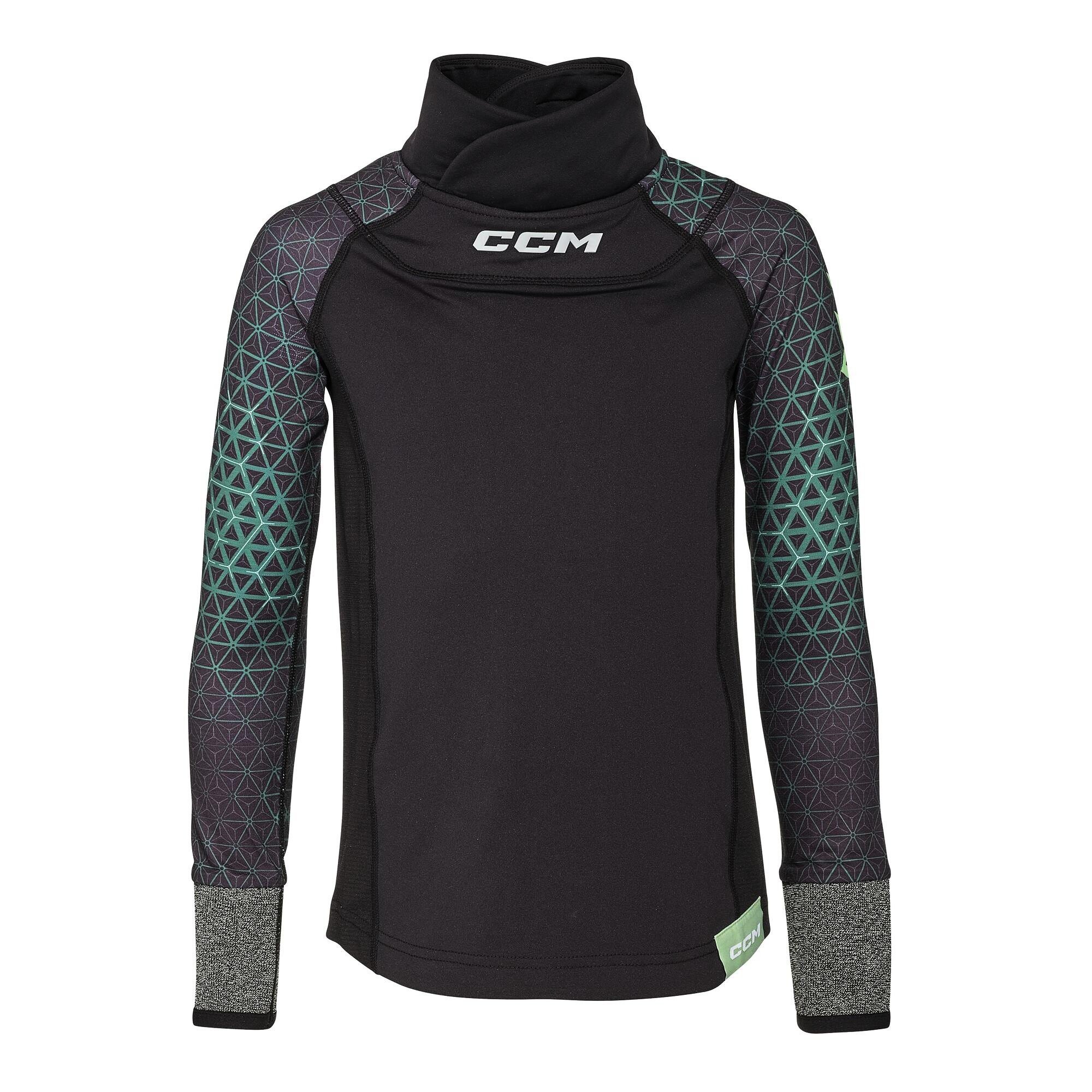 Koszulka CCM FTW BASE LAYER NECK GUARD SHIRT Youth L/XL