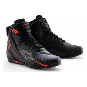Buty motocyklowe - Buty Motocyklowe Alpinestars Faster-4 Drystar Czarny/Fluorescencyjny czerwony43 - miniaturka - grafika 1