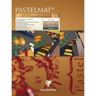 Podobrazia, bloki, papiery - Clairefontaine 96005 °C blok rysunkowy pastelmat, 360 G, 12 arkuszy Biały/jasnobrązowy 96005C - miniaturka - grafika 1