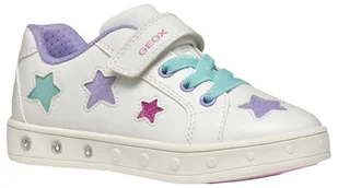 Geox J Skylin Girl B Sneakersy dziewczęce, Kolor: wielokolorowy, 30 EU - Buty dla dziewczynek - miniaturka - grafika 1