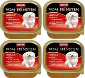 Mokra karma dla psów - Animonda Dog Vom Feinsten Adult smak: wołowina i serca indyka 6 x 150g - miniaturka - grafika 1