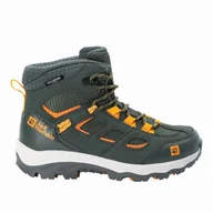 Buty dla dziewczynek - Buty dziecięce Jack Wolfskin VOJO TEXAPORE MID K slate green - 26 - miniaturka - grafika 1