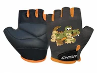 Rękawiczki dla dzieci - Rękawiczki dziecięce Chiba Cool Kids rozmiar M / 5, Croco/czarne - miniaturka - grafika 1