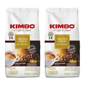 Kawa - Kawa ziarnista KIMBO Aroma Gold Arabica 2 x 1 kg - miniaturka - grafika 1