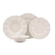 Serwisy obiadowe - 24-częściowy zestaw talerzy z porcelany Kutahya Waves - miniaturka - grafika 1