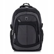 Plecaki - Szary Plecak do Pracy Męski Duzy 30L Sportowy Wodoodporny Bag Street Z95 - Empik - miniaturka - grafika 1