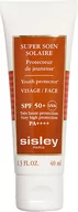 Kremy do twarzy z filtrem - Sisley Super Soin Solaire Visage Protecteur de jeunesse SPF50+ krem do opalania 40ml - miniaturka - grafika 1