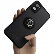 Etui i futerały do telefonów - Bizon Etui Case Hybrid Ring do Motorola Moto E22/E22i czarne - miniaturka - grafika 1