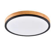 Lampy sufitowe - Solight WO805 - LED Plafon ściemnialny LED/40W/230V drewno + pilot - miniaturka - grafika 1