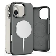Etui i futerały do telefonów - Etui TECH-PROTECT Silicone Pure MagSafe do Apple iPhone 16 Pro Grafitowy - miniaturka - grafika 1