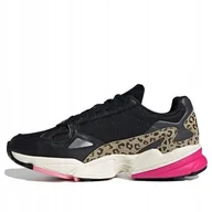Moda i Uroda OUTLET - Buty damskie czarne Adidas Falcon 'Leopard' FU6894 r. 37 1/3 - miniaturka - grafika 1