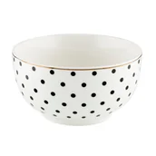 Miski i półmiski - Florina Salaterka porcelanowa Spots Black 13 cm, - miniaturka - grafika 1