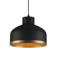 Lampy sufitowe - Lampa wisząca GOLDI Ø30 E27 - czarny/złoty - miniaturka - grafika 1