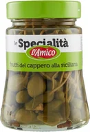 Pasztet i przetwory mięsne - Kapary z ogonkami Frutti di Cappero 290g - D'Amico owoce kaparów włoskie - miniaturka - grafika 1