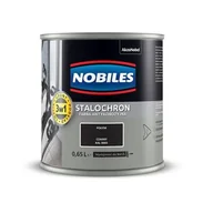 Farby olejne i specjalne - Nobiles Farba Stalochron Czarny RAL 9005 0,65 l - miniaturka - grafika 1