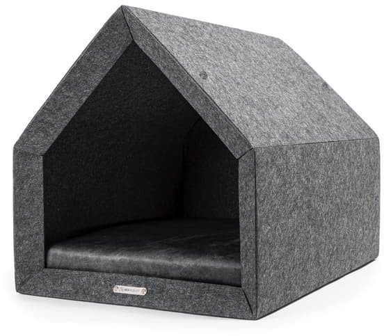 Paw Paw Love - Batman Batcave Hundehus 50x36x46cm - Grå/sort