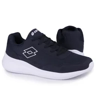 Buty sportowe męskie - Buty męskie sportowe Lotto Connect Oc Navy/white - miniaturka - grafika 1