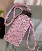 Etui i futerały do telefonów - Torebka - case na telefon Phases, kwiat bzu - miniaturka - grafika 1