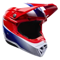 Kaski motocyklowe - Kask Cross BELL Moto-10 Mips Falcon Czerwony/BiałyL - miniaturka - grafika 1