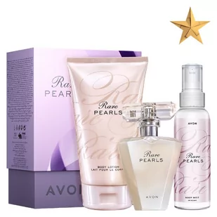 Avon, Rare Pearls, Zestaw kosmetyków, 3 szt. - Zestawy perfum unisex - miniaturka - grafika 1